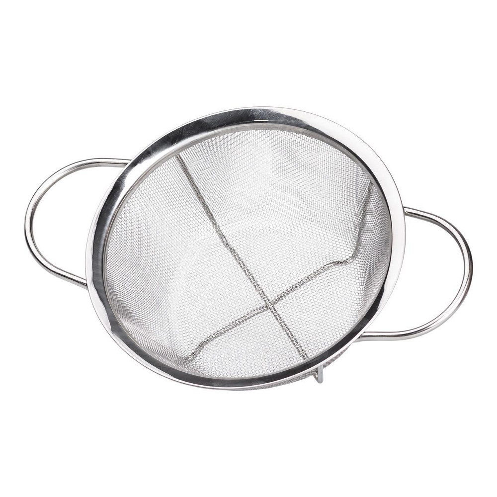 Дуршлаг с двумя ручками 20 см мелкоячеистая сетка из нержавеющей стали HP-19-2-20CM Киев - изображение 3