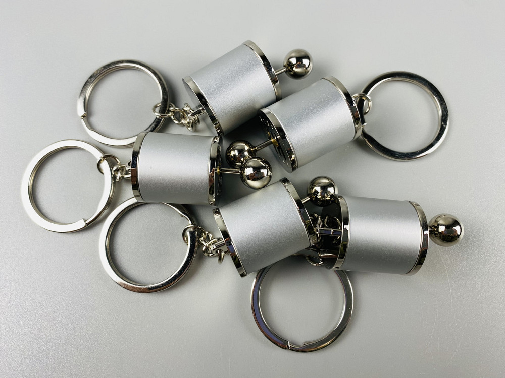 Брелок коробка передач для ключів, брелок КПП на ключ для водія з металу сріблястий з металу Мукачево - фото 6