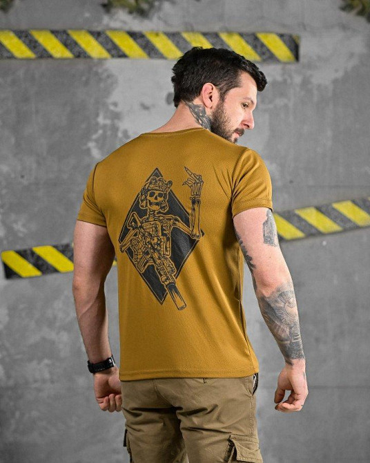 Тактична волога футболка skull coyot ДЛ6503 Одеса - фото 1