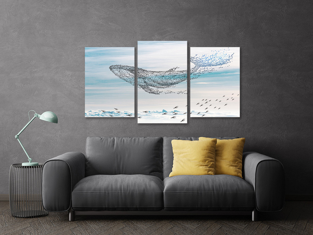 Модульная картина в гостиную / спальню  Кит   Art-696_3 70x130 см Київ - фото 3