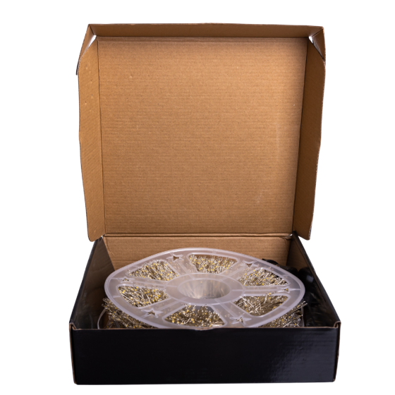 Garlando Новорічна гірлянда Хвойна лапа 100 м 3000 LED білий провід Синє сяйво D3000L100MWBL Коломия