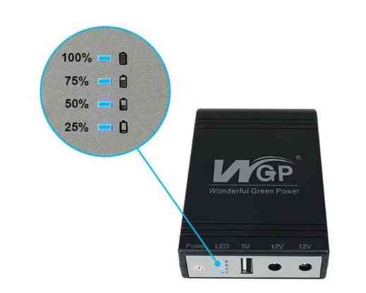Джерело безперебійного живлення Xoko WGP 8800mAh 5-12V (XK-WGP-8800) Чорний Вінниця