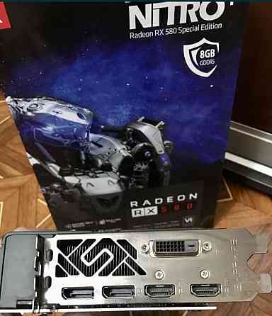 Відеокарта RX580 8Gb. Sapphire Nitro + ігрова відеокарта. Київ