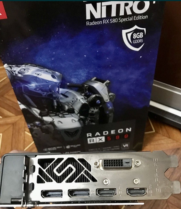 Відеокарта RX580 8Gb. Sapphire Nitro + ігрова відеокарта. Київ - фото 2