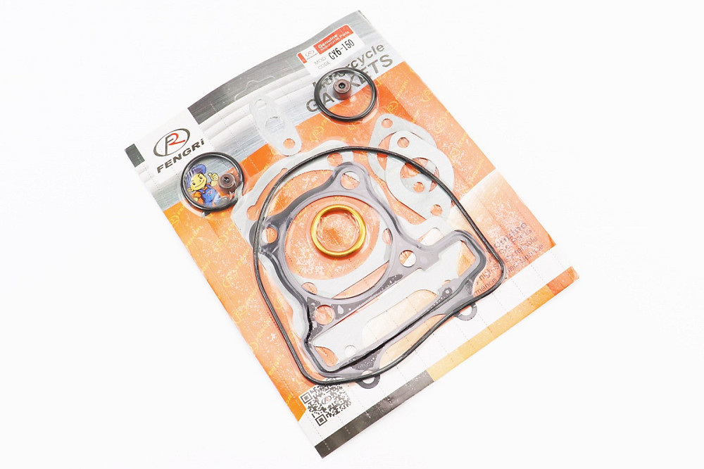 Прокладки поршневої 150cc-57,4мм, к-кт 11 деталей (метал), від 10шт -10% Київ - фото 2