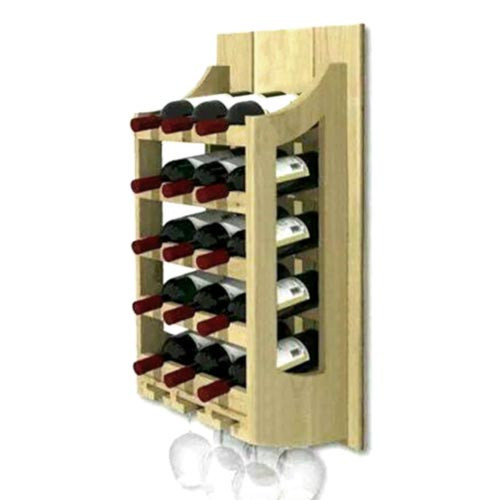 Настенная винная полка 