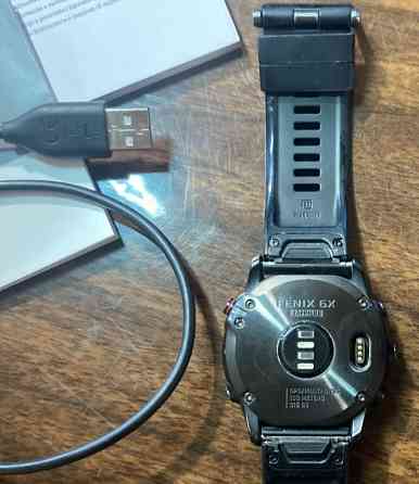 Смарт- часы Garmin Fenix 6x Sapphire в кольорі Carbon Gray Киев
