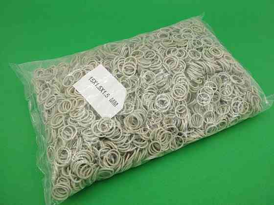 Резинка для зелени №15 ( белая )*1,5мм  1 кг 