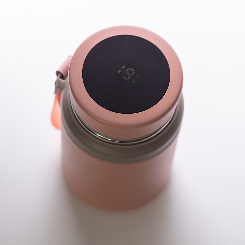 Термос Fashion з датчиком температури 700 мл Рожевий HP-14-20P Коломия - фото 3