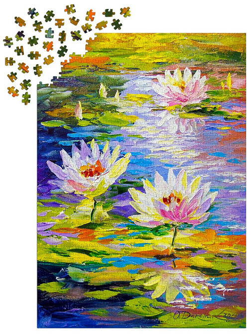 Пазл Латаття в ставку - Water Lilies in the Pond (Enjoy-1847) Киев - изображение 4