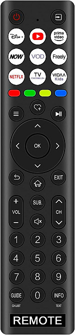 Пульт EN2D38H для телевізорів Hisense серій E78QTUK та E5QTUK/E6QTUK Луцьк - фото 1