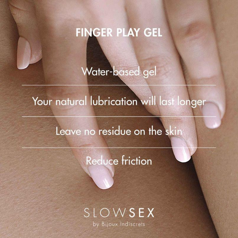 Гель для мастурбации на водной основе FINGER PLAY Slow Sex by Bijoux Indiscrets, 30 мл Sex Aura Киев - изображение 5