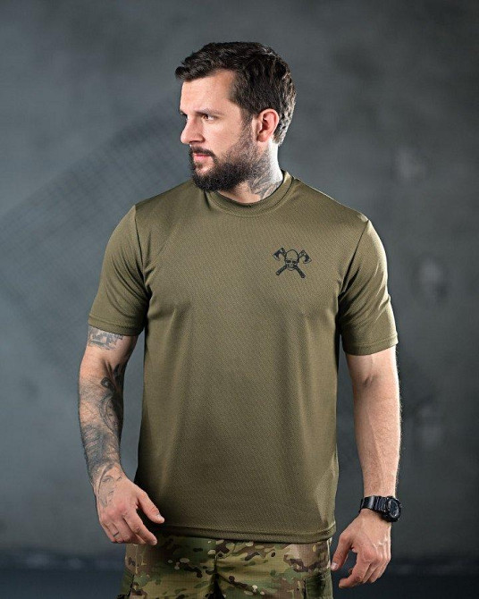 Тактична потовідвідна Футболка Sparta oliva ПП4691 Одеса - фото 2