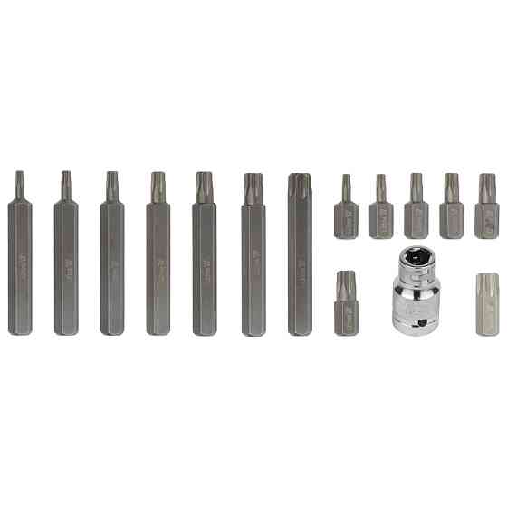 Набір біт TORX 10 мм 15 шт S2 (метал кейс) ULTRA (4016912) Київ