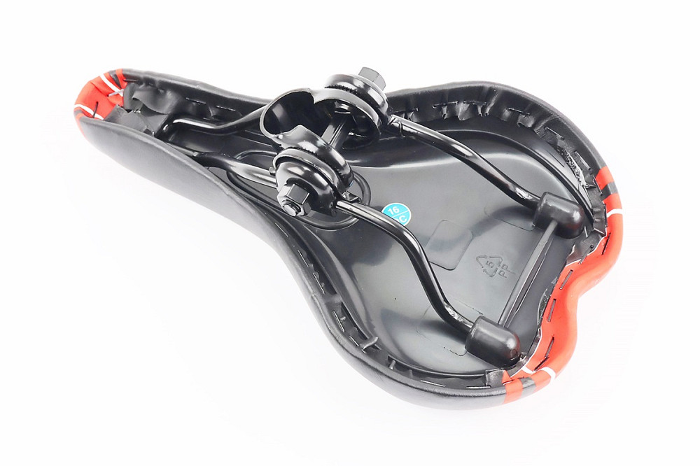 Сидіння MTB 260x150мм, чорно-червоне GW605B Київ - фото 2