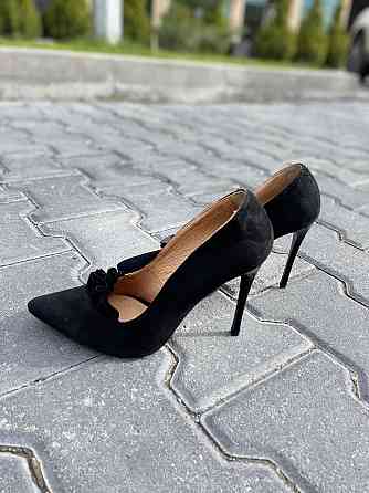 SANTINI Туфлі жіночі SANTINI чорні натуральна замша каблук 11см 35-39 (70591-21) Коломия