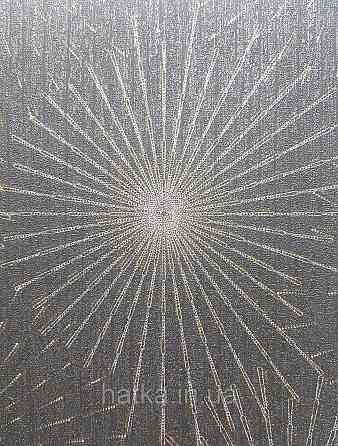 Шпалери вінілові на флізеліні AS creation The Bos 0.53х10 геометрія сережка сріблясті чорні 3д Київ