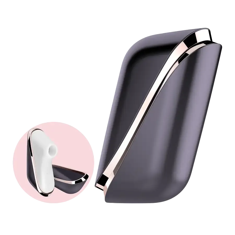 Вакуумний кліторальний стимулятор Satisfyer Traveler, корпус-чохол на магнітах Львів - фото 5