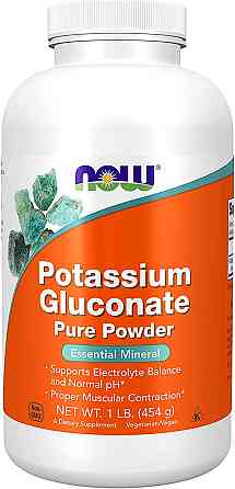 Калий глюконат Now Potassium Gluconate Pure 454g Луцк
