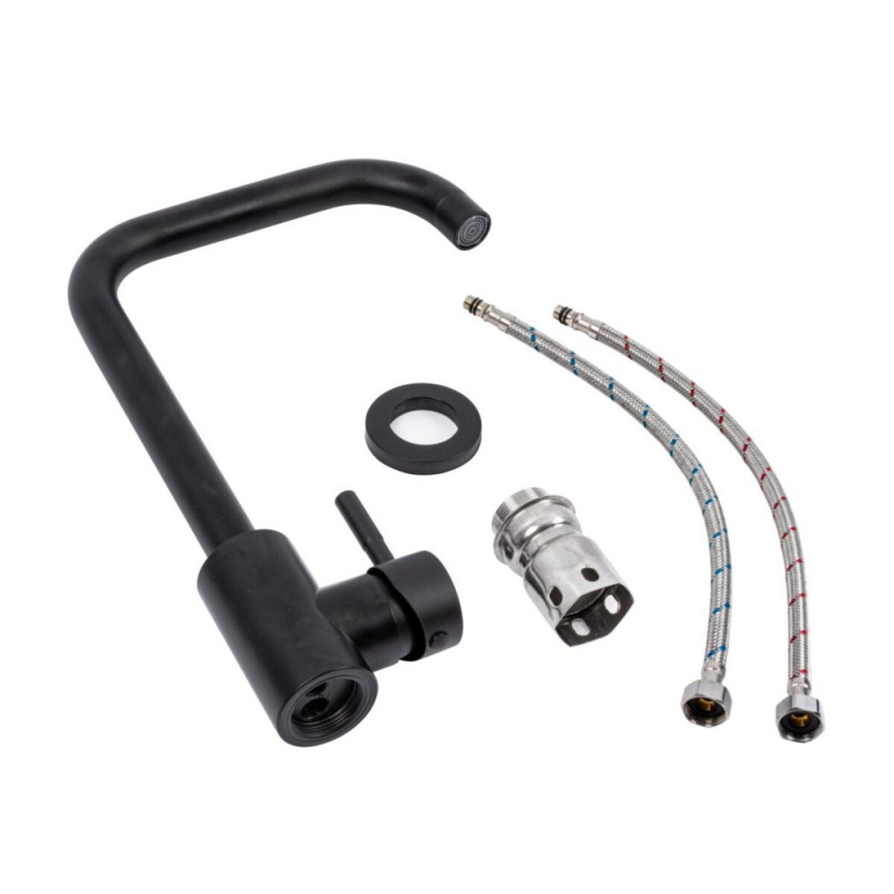 VALESO Комплект: Кухонна мийка VALESO Handmade 40*50 PVD чорна (3.0/0.8) + Змішувач VALESO BG77 Коломыя - изображение 8