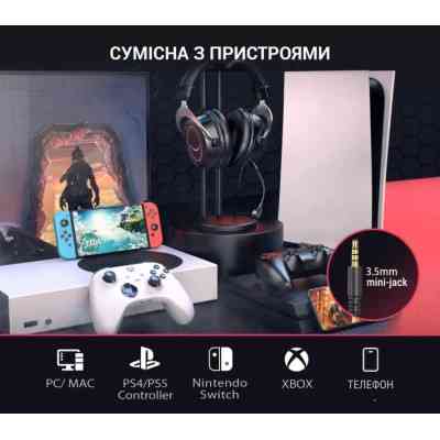 Навушники Fifine H3 RGB Black (H3) Вінниця