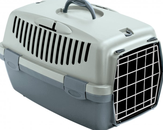 Контейнер-переноска "Stefanplast Gulliver 1" 48 х 32 х 31 см, з металевими дверима Київ