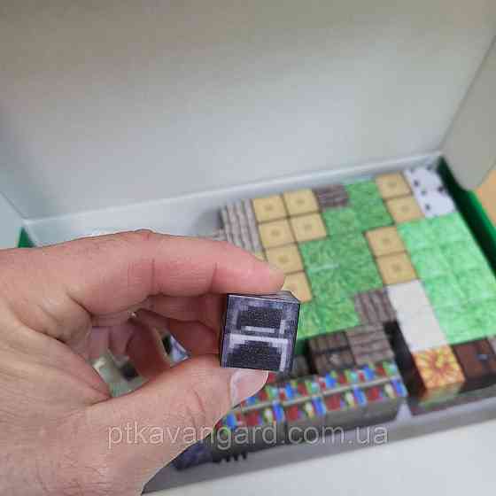 Магнитный конструктор Майнкрафт 128 магнитных блоков база возле дерева с фигурками 5шт Dream World LZCK 024 Хмельницкий