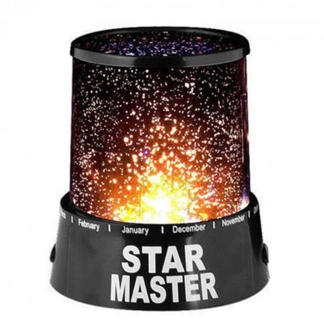 Проектор зоряного неба, нічник Star Master 0238, чорний Винница - изображение 1