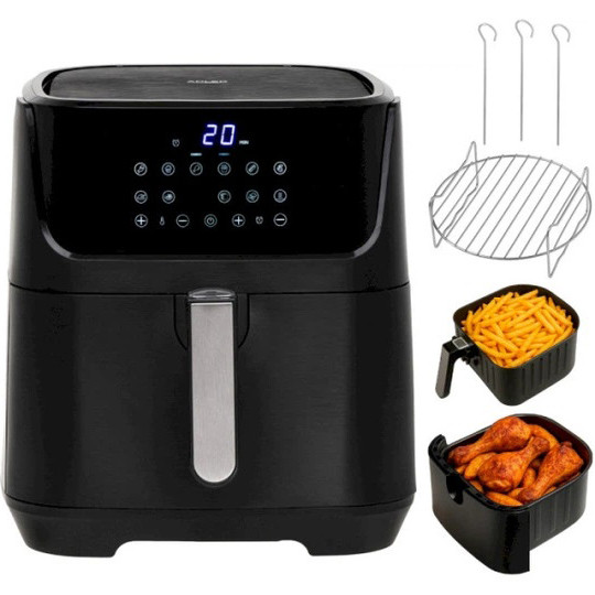 Аерогриль мультипіч для приготування без олії ADLER, Електрична мультипіч, Аерогриль хороший бюджетний DW-56 Львів - фото 1