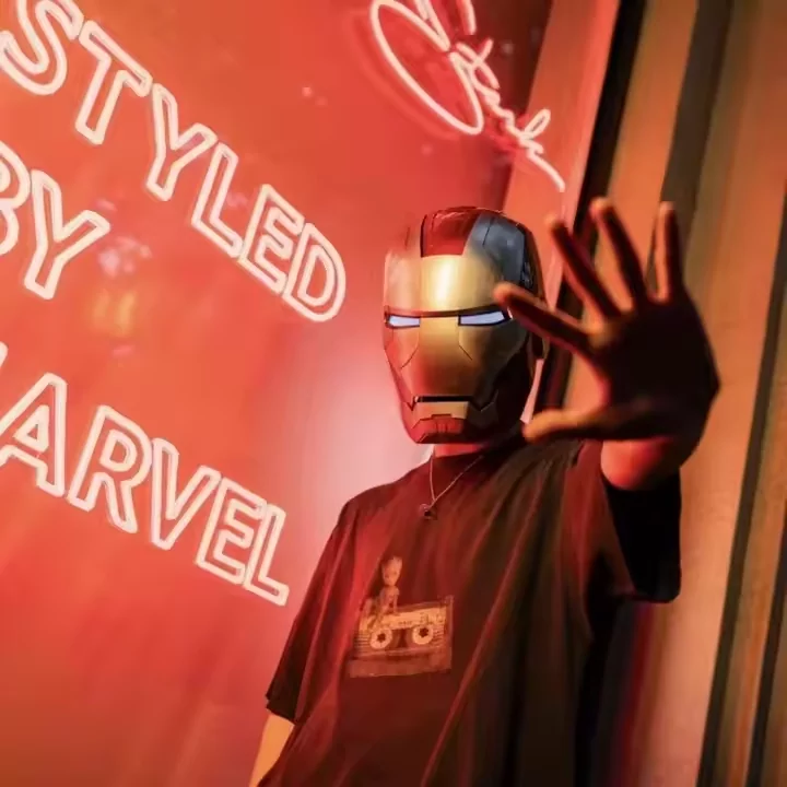 Шлем Железного человека Iron Man AutoKing MK5 (глаза светятся) Винница - изображение 4