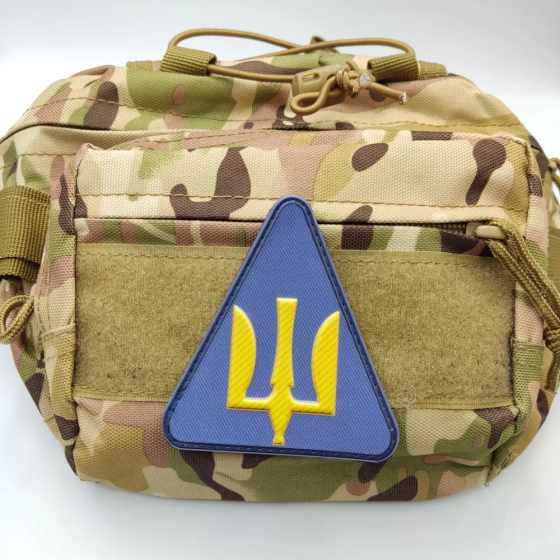 Патч / шеврон Повітряні сили ЗСУ об'ємний Запоріжжя