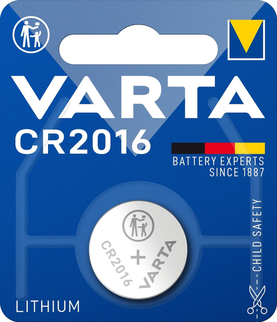Батарейка Varta CR-2016 Lithium 1xBL Одесса - изображение 1