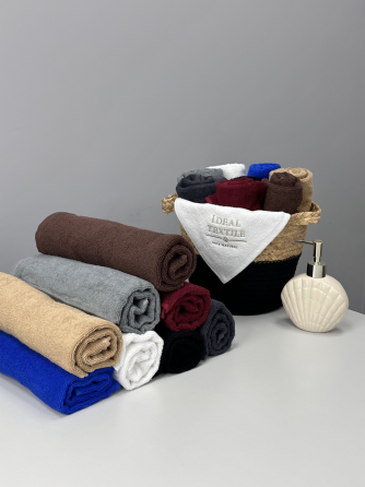 Полотенце махровое Ideal Textile 50х90 см однотонное 400 г/м2 (56860342) Черновцы