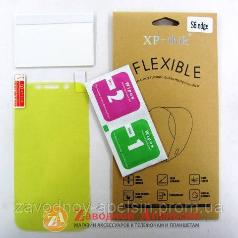Гидрогелевая пленка Samsung G925 S6 edge Flexible Glass Одесса - изображение 1
