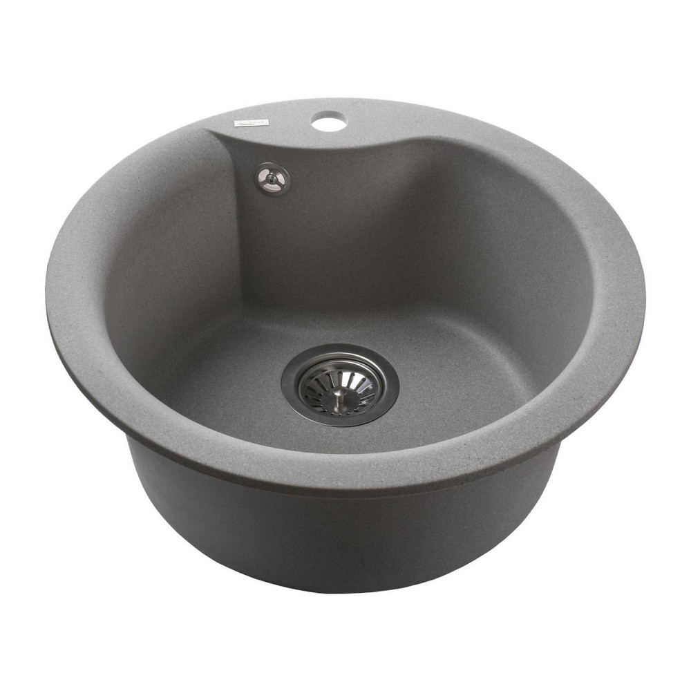 Гранитная мойка Globus Lux ORTA сірий камiнь 485мм-А0005 (000021892) Киев - изображение 2