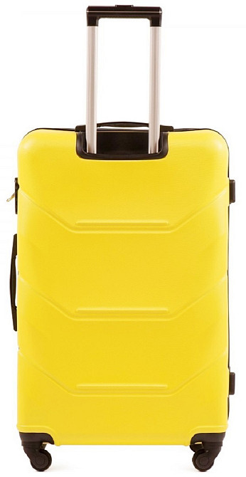 Валіза пластикова WINGS 147 середня жовта Київ - фото 3