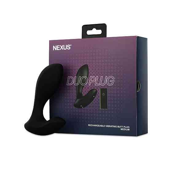 Анальна вібропробка Nexus DUO Plug Medium, пульт ДК Sex Aura Київ