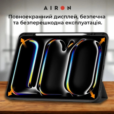 Чехол для планшета AirOn Premium SOFT iPad Pro 11 2024 + Film Black (4822352781128) Винница - изображение 7