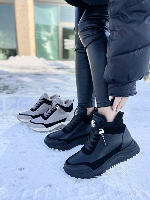 Кроссовки женские VLADEKS черные натуральная кожа зимние 39р.(5315) Коломыя - изображение 10