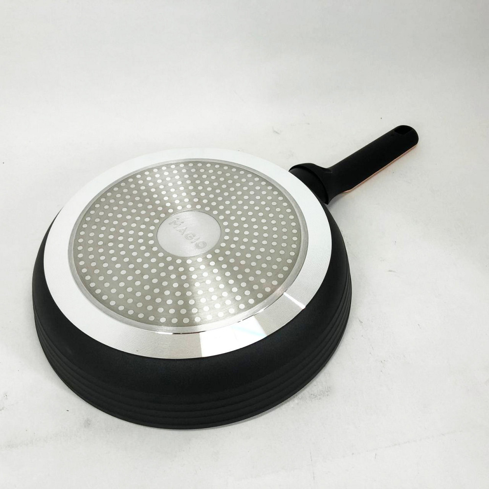 Легка сковорода для домашньої кухні, Антипригарна сковорода без олії з алюмінієвим корпусом VB-45 Львів - фото 4