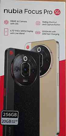 Смартфон Nubia Focus Pro 5G 8/256Gb Black. Київ