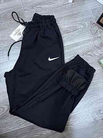 Жіночі теплі спортивні штани — джогери з високою посадкою турецька двонитка пеньє 46/48 Одеса