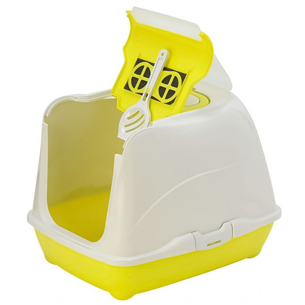 Moderna Flip Cat Jumbo МОДЕРНА ФЛИП КЕТ ДЖУМБО закритий туалет з відкидною кришкою для котів, 58х45х42см Київ - фото 1