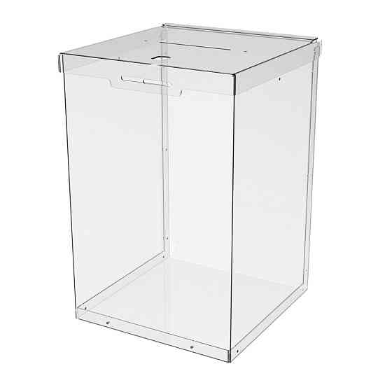 Ящик EKOSTAR с замком для пожертвований и сбора денег 200x200x300. Объем 12 литров Киев