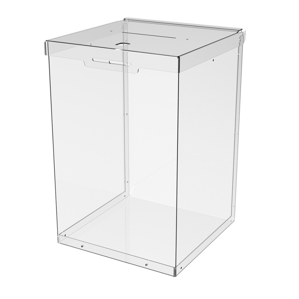 Ящик EKOSTAR с замком для пожертвований и сбора денег 200x200x300. Объем 12 литров Киев - изображение 2