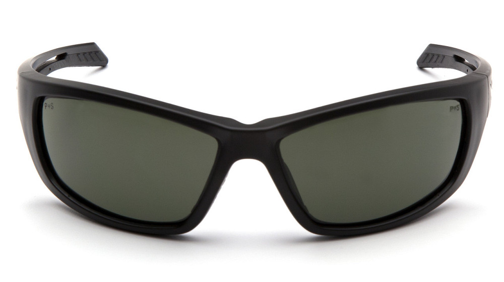 Захисні окуляри Venture Gear Tactical Howitzer Black (forest gray) Anti-Fog, чорно-зелені в чорній оправі Запоріжжя - фото 3