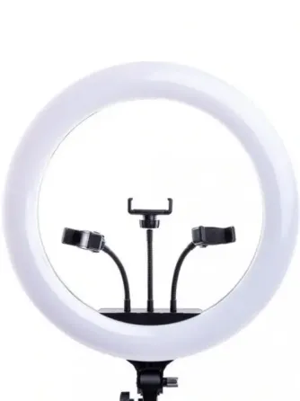 Кольцевая лампа для фото и видео с держателем для телефона RL-21 54 см Коломыя