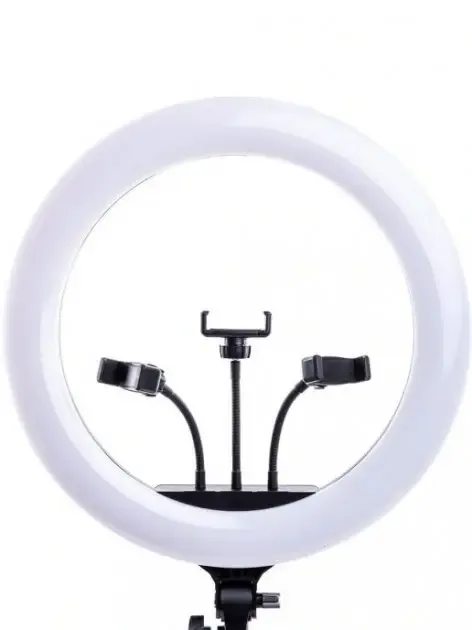 Кольцевая лампа для фото и видео с держателем для телефона RL-21 54 см Коломыя - изображение 3