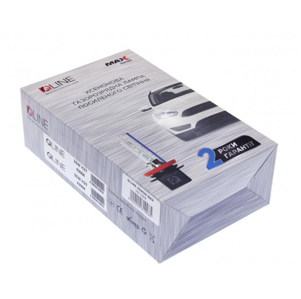 Ксенонова лампа QLine Xenon Max Н27 5500 K (1 шт.) Харків - фото 3