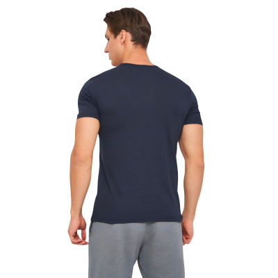 Футболка Kappa T-shirt Mezza Manica Girocollo K1305 BluNavy темно-синій XL (8052394816219) Винница - изображение 2